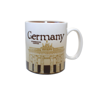 [德国版]星巴克(Starbucks)Germany德国主题陶瓷马克杯 473ml 星巴克杯子 水杯杯具 德国进口