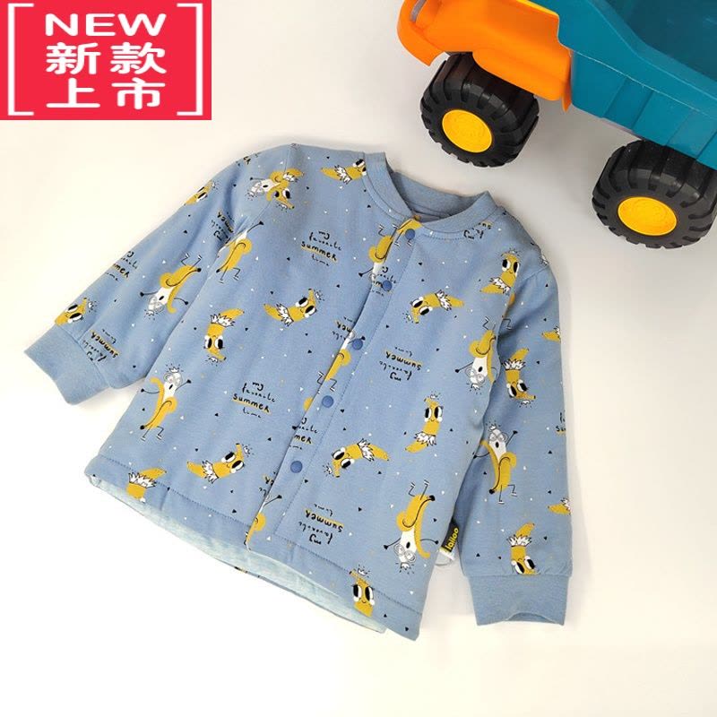 可莉允小童薄棉上衣中童棉袄男女童家穿棉衣夹棉内穿暖气空调房棉服图片