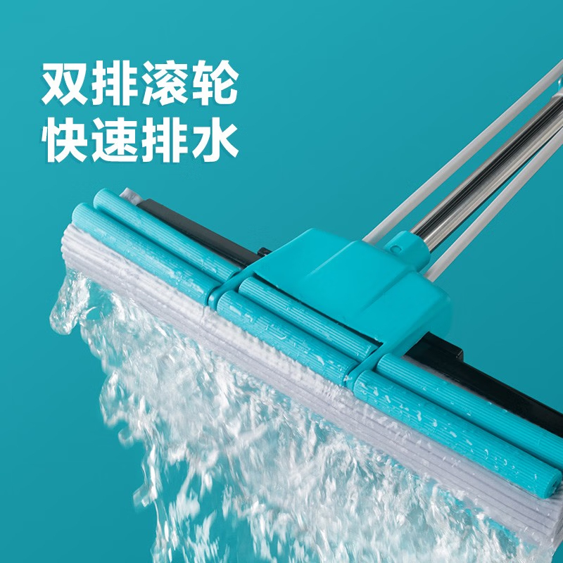 茶花(CHAHUA)洁境滚轮胶棉拖 234003高清大图