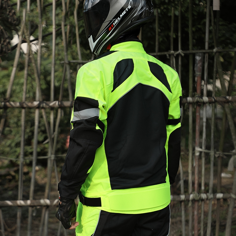 骑行部落摩托车骑行服闪电客夏季男款反光机车服装备骑士套装冬季女