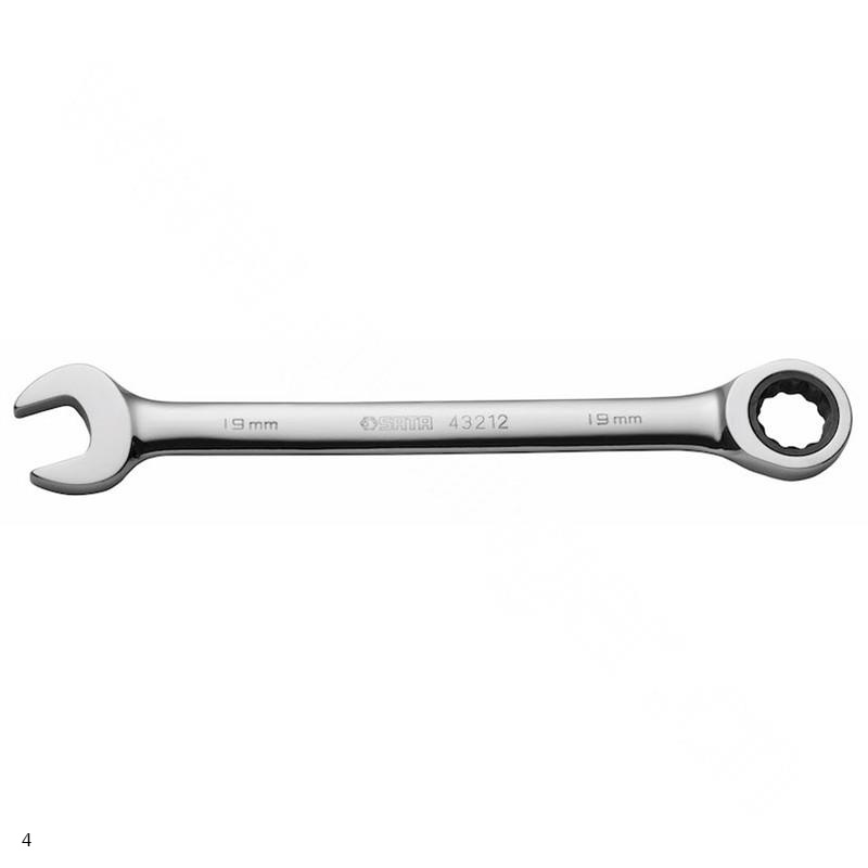 世达 SATA 43214 公制全抛光棘轮两用扳手 22MM 1把
