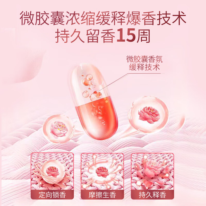 蔬果园玫瑰香氛留香珠 洗衣留香珠持久留香护衣柔顺衣物增香剂 洗衣香珠 天然精油长效留香珠228g高清大图