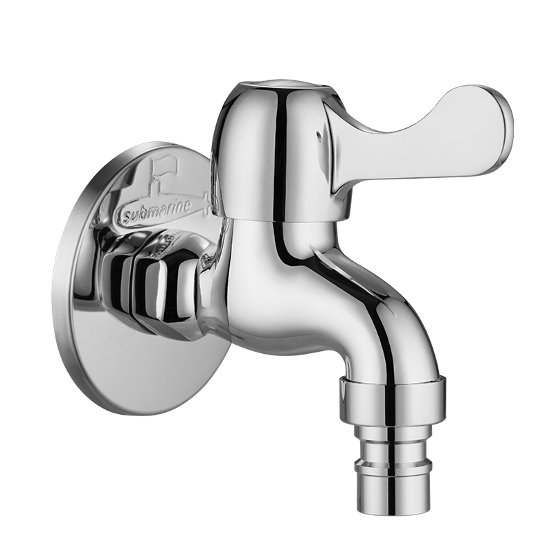 潜水艇龙头洗衣机进水龙头全铜自动止水洗衣机进水管4分 6分通用龙头自营通用龙头高清大图