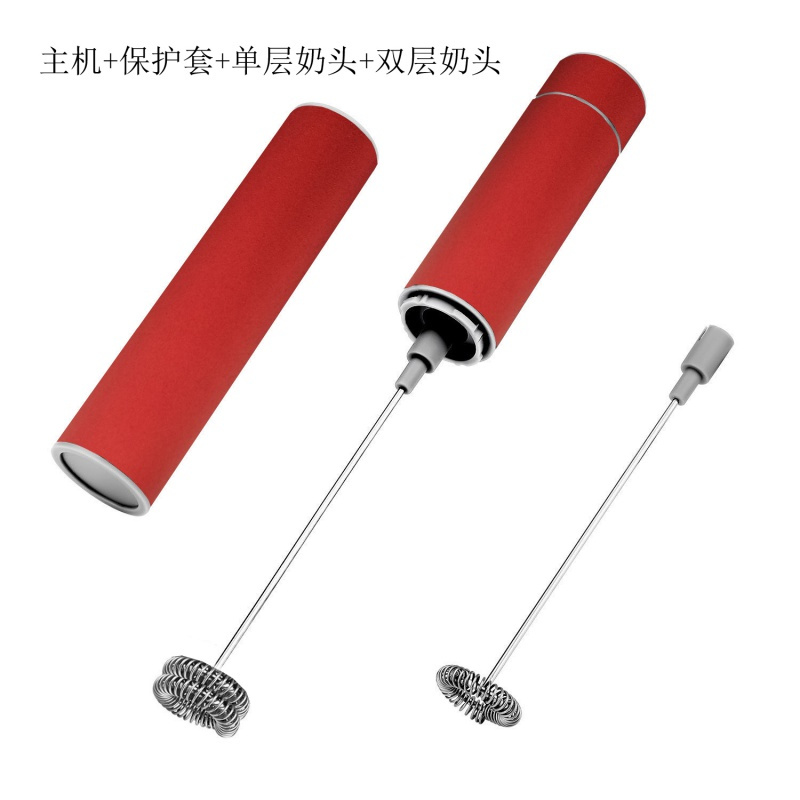 打奶泡器家用小型奶泡机多功能电动咖啡拉花奶盖奶泡机