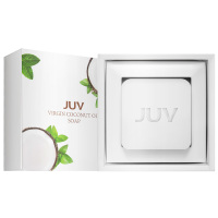 JUV觉芙天然冷榨椰子油手工皂面部肥皂男女洗脸深层清洁身体香皂