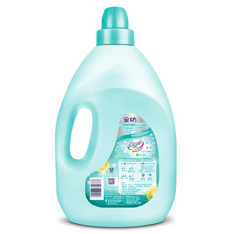 金纺 衣物护理剂阳光柠檬草瓶装 2L*6