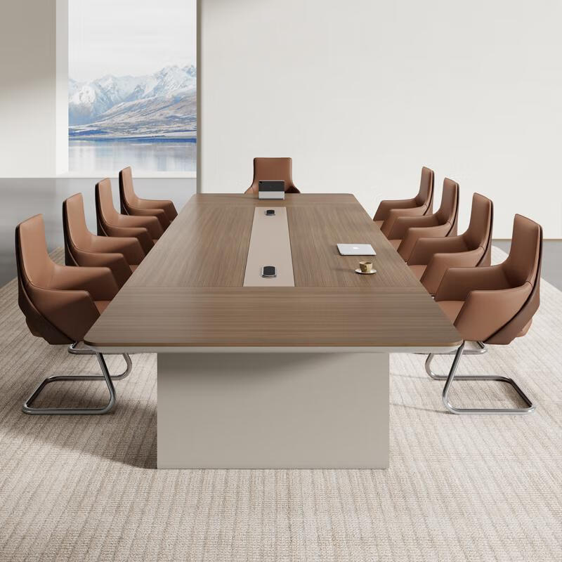 NHZHIW 现代简约板式大型会议桌 3600*1500*750mm