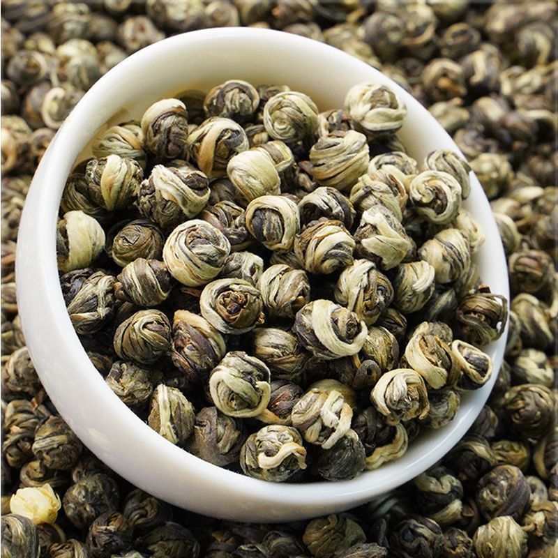 一杯香茉莉花茶龙珠碧螺125g浓香型花草茶叶2021年货新茶茶叶礼盒 125g[袋装]浓香型
