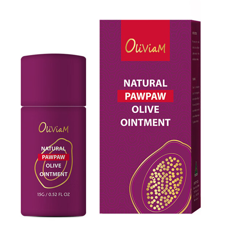 OLIVIAM澳莉维亚润唇膏保湿水润天然番木瓜橄榄果油15g高清大图