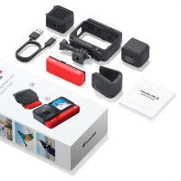 Insta360 ONER 全景版 骑行套装（主机 120自拍杆 骑行配件）运动相机全景相机运动摄像机