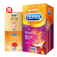 杜蕾斯(Durex) 避孕套 魔法情趣18+凸点螺纹3赠超薄润2 共23只装 标准款 安全套 男用情趣用品