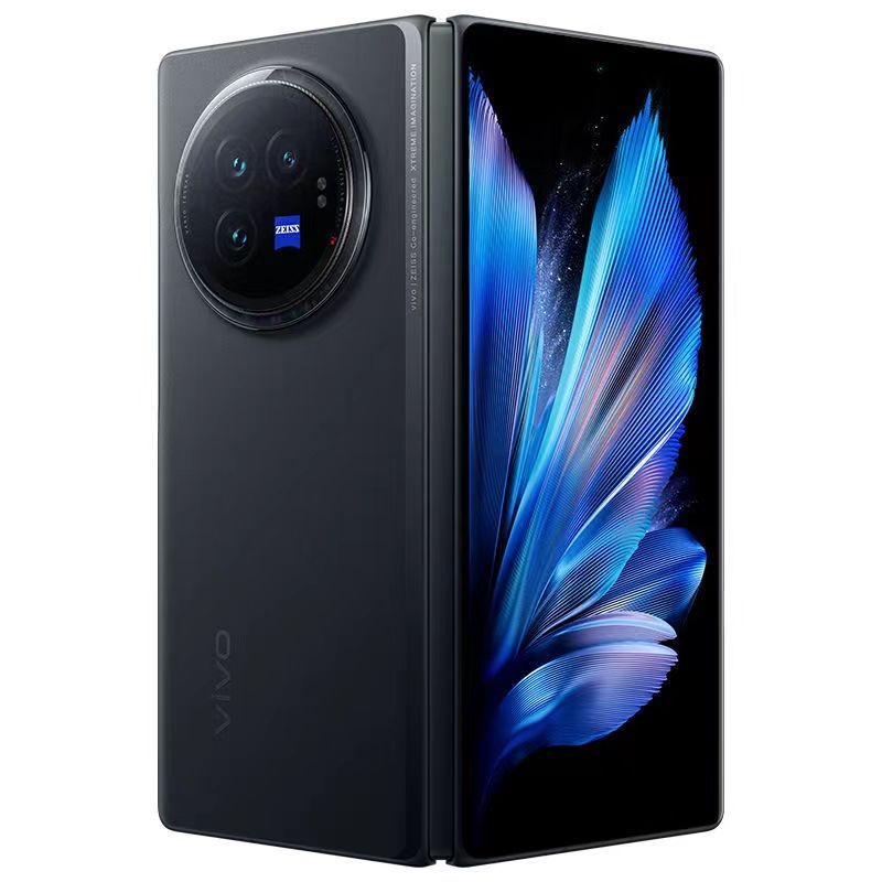 vivo X Fold3 薄翼黑 16GB+256GB 全网通5G新品超轻折叠品手机第二代骁龙8旗舰芯片蔡司影像系统等效5500mAh80W快充拍照游戏学生智能手机