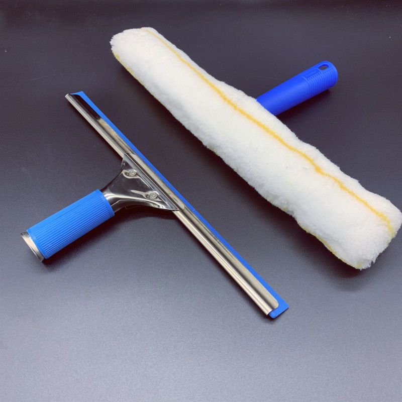 擦玻璃神器家用加长伸缩杆刮水器窗户清洗器刮擦玻璃清洗工具玻璃刮头