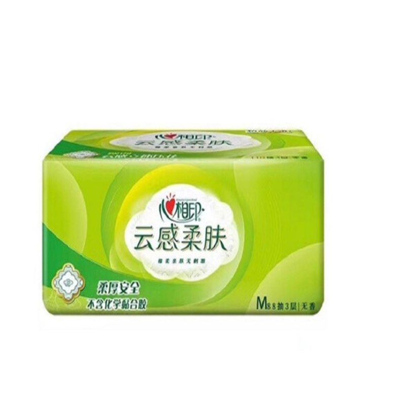 心相印 DT18098 88抽/包*8包/提 云感系列棉柔亲肤母婴家用原浆抽纸