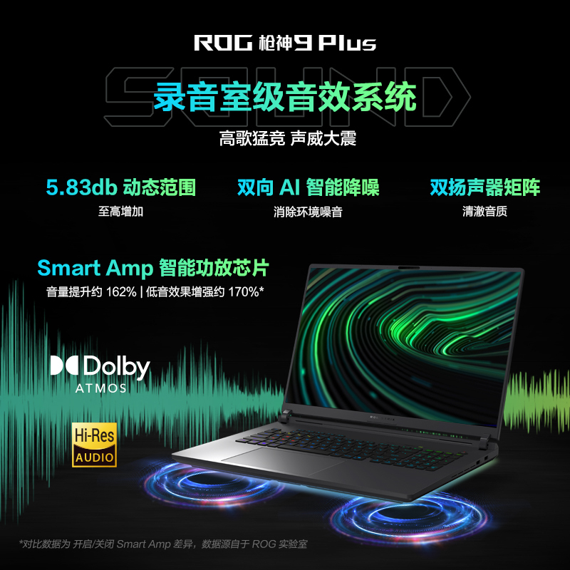 华硕(ASUS)玩家国度ROG枪神9 Plus 18英寸 电竞游戏本笔记本电脑 定制(Ultra 9 275HX RTX5080 64G+2T 2.5K 240Hz 黑色)高清大图