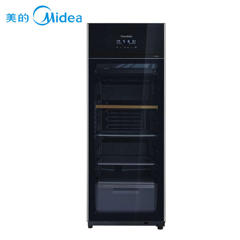 美的 立式冷柜 JC-165GEV 165升 黑色亚光（单位：台）
