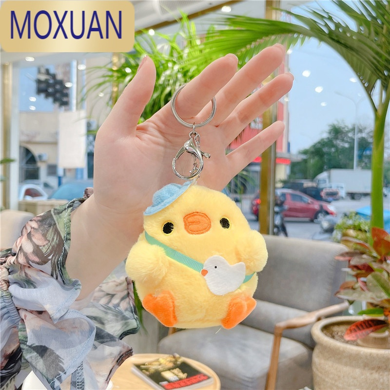 MOXUAN软萌可爱小鸡毛绒公仔挂件钥匙扣背包挂饰抓机娃娃玩偶女生小礼物