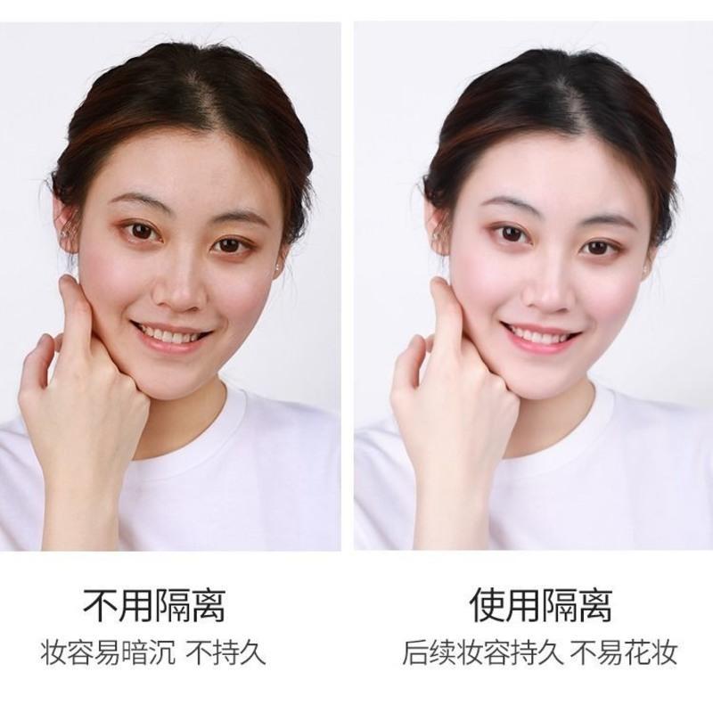 雪玲妃三色彩虹鸟屎隔离霜妆前乳学生素颜霜不卡粉嫩白遮瑕保湿 隔离