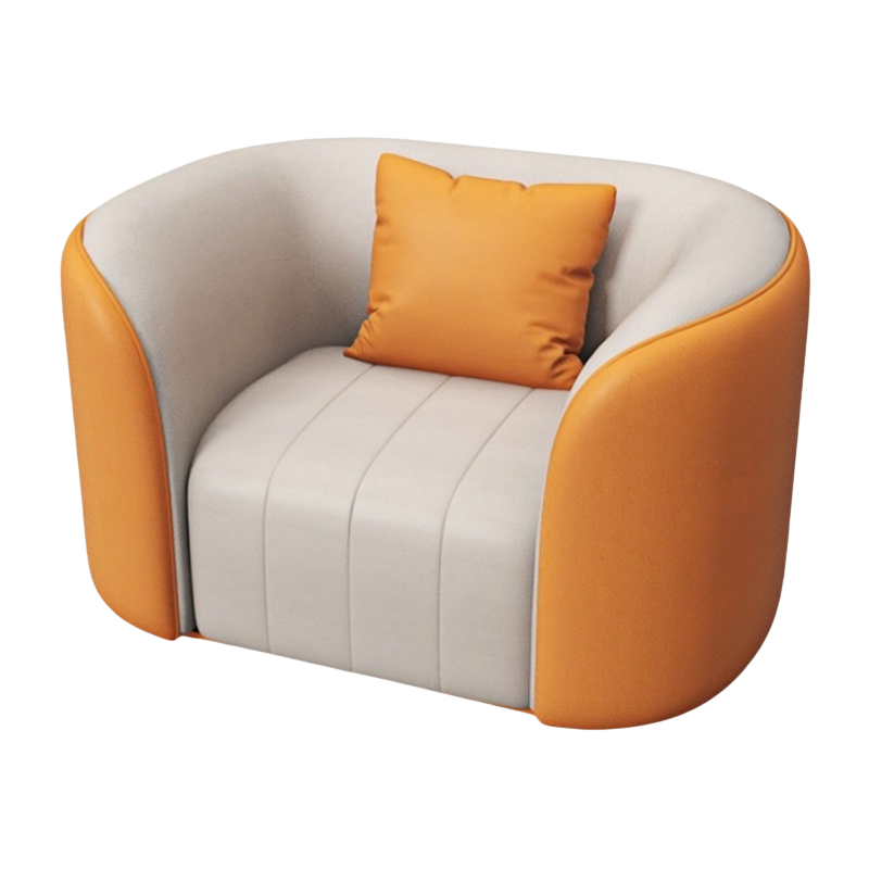 演发 皮艺沙发单人 个高清大图