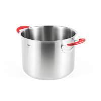 德国菲仕乐/Fissler 小红柄24cm深双耳汤锅 不锈钢锅奶锅煮锅炖锅 防滴边漏设计多灶炉通用
