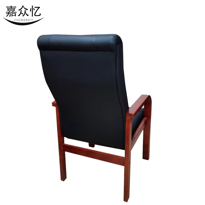 嘉众忆 办公椅牛皮带扶手 JZY-JZ024 把高清大图