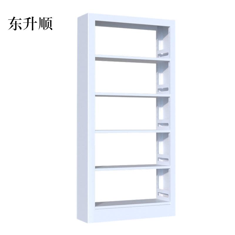 东升顺钢制书架置物架图书馆单双面书店阅览室货架档案架资料架单面一列一图片