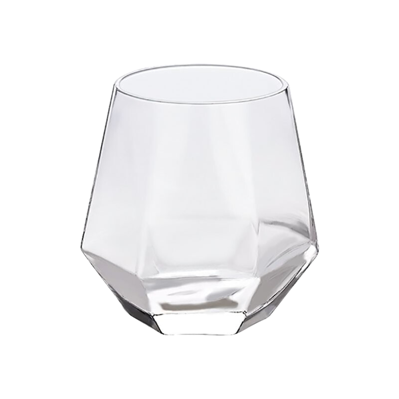[赠品勿拍 不含酒]威士忌 白兰地 酒杯 玻璃杯 洋酒杯 六角酒杯 200ml*1