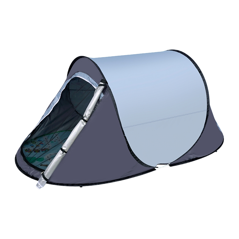 劲脉 户外便携式帐篷 蓝色(两门款) 顶高清大图