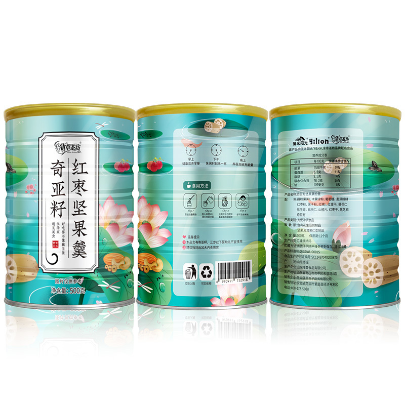蒲草茶坊奇亚籽红枣坚果羹营养早餐速溶冲饮食品学生代餐