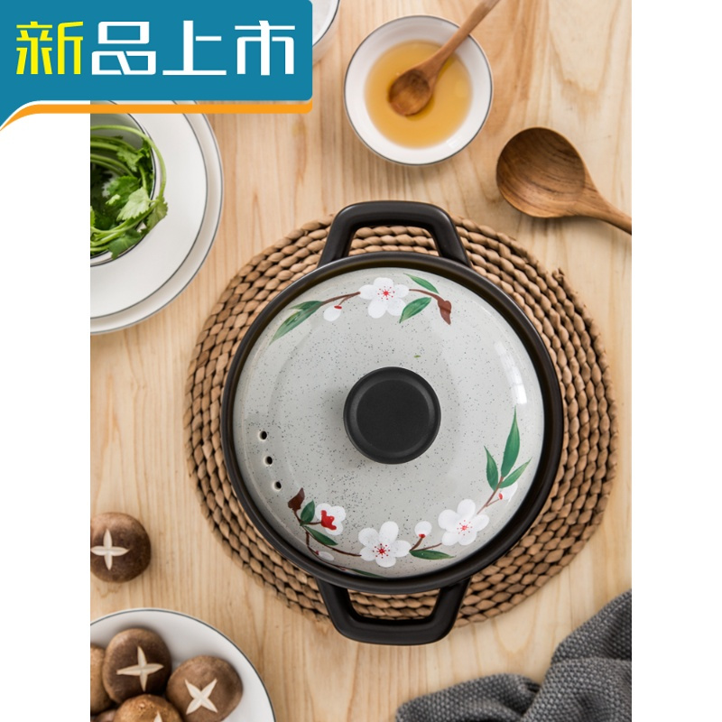 haoyangdao砂锅盖子配件19手绘单盖21彩色黑白配盖18煲汤沙锅23窑变