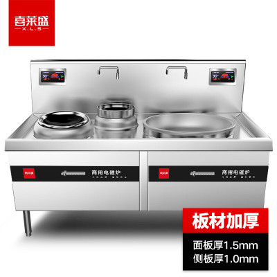 喜莱盛 电炒灶 XLS-DCL900G 双灶 磁控式 8档 0401015696&&
