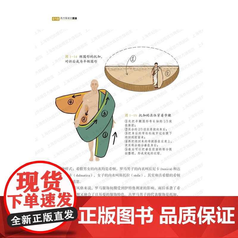 西方服装史图鉴 服饰文化史王伊千著作上海辞书出版社服装设计视觉编年史图集高清大图