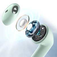 EDIFIER/漫步者 LOLLIPODS 2022 真无线蓝牙耳机入耳式降噪运动游戏新款 薄绿色