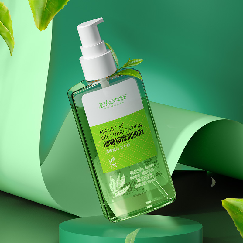 谜姬绿茶人体润滑液润滑剂按摩精油男女用私处女性液夫妻房事润滑油用品后庭情侣系列成人用品人体按摩精油剂液spa100ml