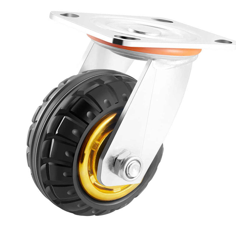 鑫睿辉 橡胶定向轮 4寸 个高清大图