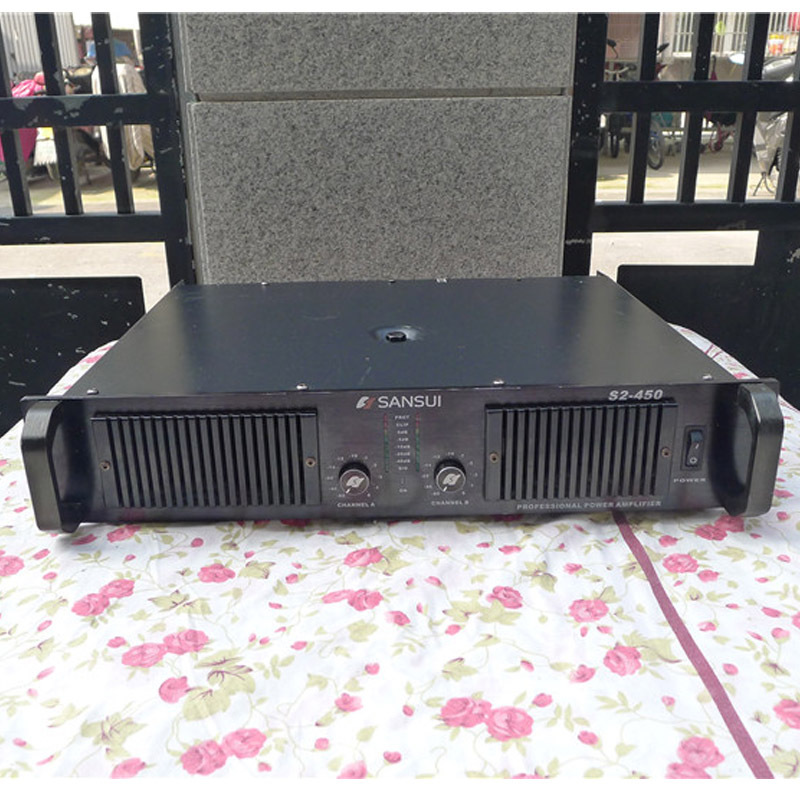山水sansuis2450专业大功率后级功放机家庭ktv卡拉ok大功率音响放大器