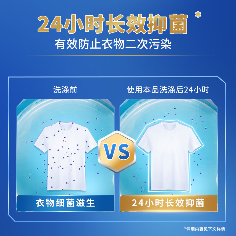 立白洗衣液 除菌去渍洗衣液 温和无刺激深层洁净高效去污 立白除菌液*1kg高清大图