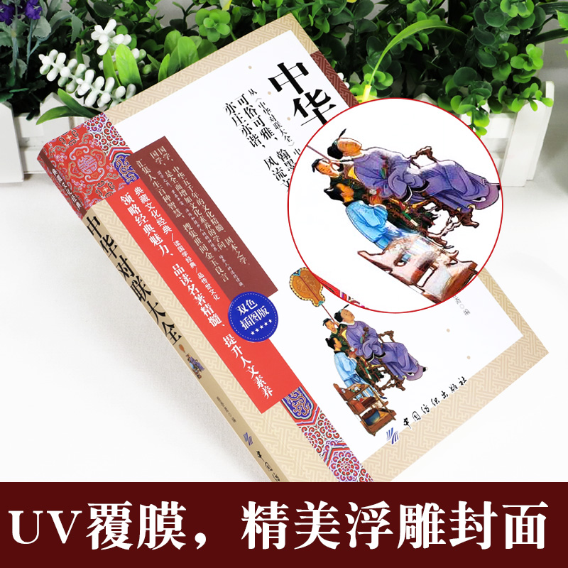 [正版]典藏文化经典中华对联大全双色插图本实用民间文学春节对联书 对联大全 农村红白喜事写对联的书书法练习字帖传统文化书高清大图