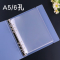 得力 a4高清活页资料册4孔学生试卷资料夹9孔b5收纳a5生字册6孔是透明色不是蓝色的 A5/6孔+100个内页袋