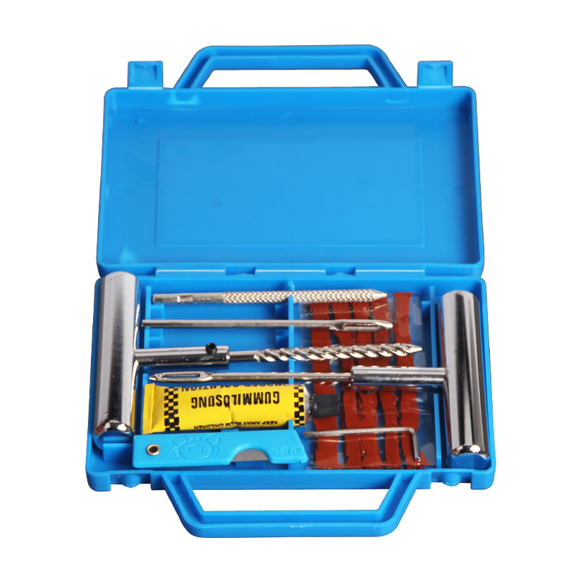 补胎工具套装快速汽车摩托电瓶车应急维修牛筋胶条专用真空胎神器轮胎