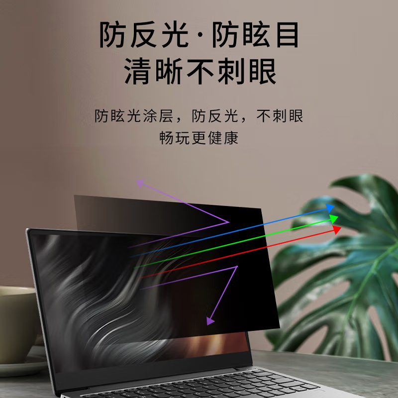 觅果(MIGUO) 异能者电脑防窥膜 显示器防窥膜 笔记本台式电脑屏幕防窥片隐私保护膜 16英寸(16:10)