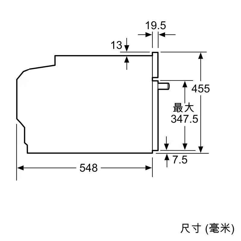 博世CDG834AC0W嵌入式蒸箱 8系38L大容量TFT彩屏触控 20 个自动程序 彩屏触控高清大图