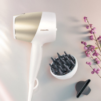飞利浦(Philips)电吹风机小金筒BHD285 智能微感应奢宠锁水 1800W大功率负离子护发过热保护吹风筒