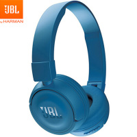 JBL T450BT 头戴式贴耳式无线蓝牙运动耳机通用 轻盈蓝