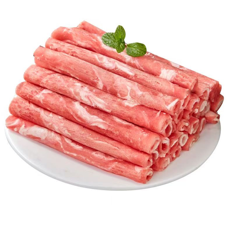 新鲜牛眼肉火锅涮肉牛肉无添加原切内蒙古巴林牧场200克*3盒高清大图