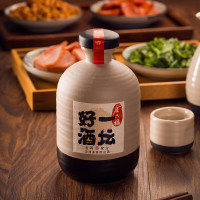 [金六福旗舰店]金六福酒一坛好酒40.8度500ml*2坛浓清兼香型川酒纯粮食白酒 送礼品袋(内含2个布袋)