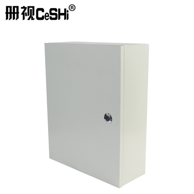 册视72芯分纤箱左右熔纤盘楼道壁挂式基业箱500*400*120 个高清大图