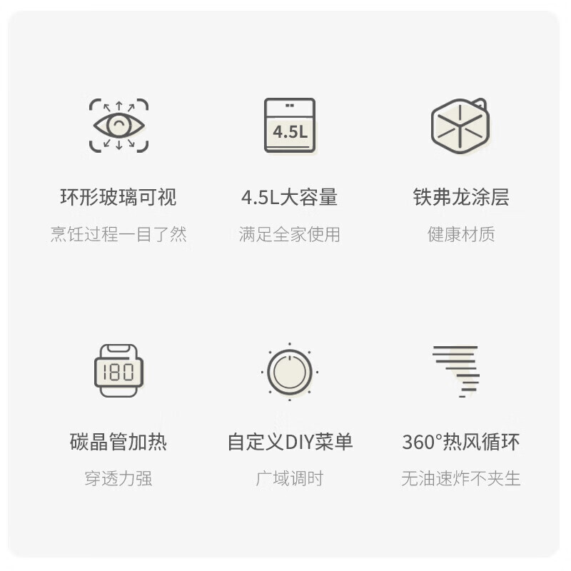 小质可视空气炸锅SK02A高清大图