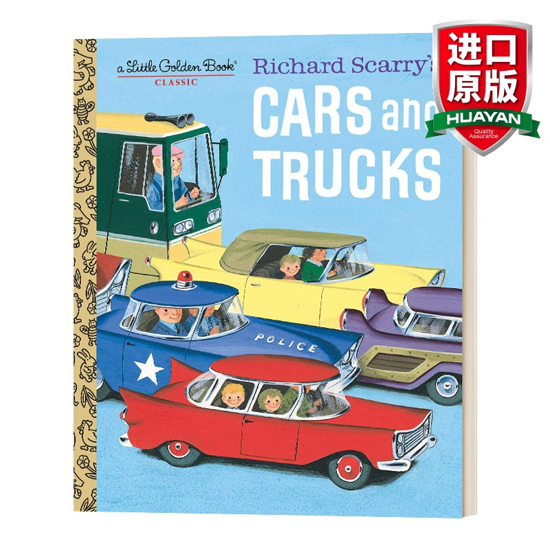 大卡车与小岛 [正版]我的大卡车书 英文原版绘本 My Big Truck Book 儿童启蒙认知纸板书 进口英语书籍英