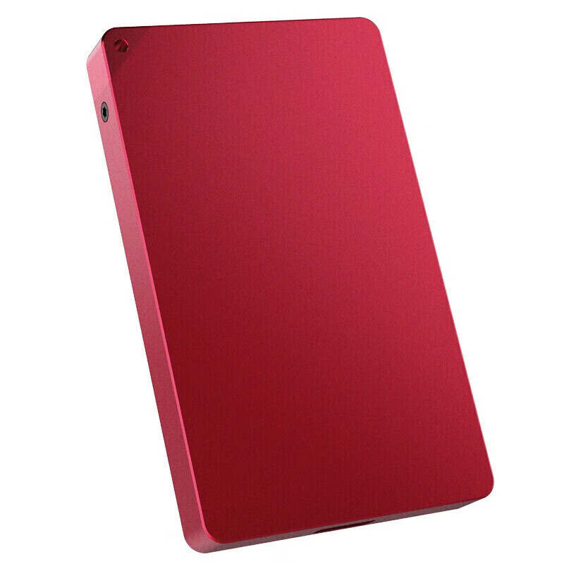 联想thinkplus移动固态硬盘 USB3.1高速PSSD移动硬盘小巧便携 US100红色 512G